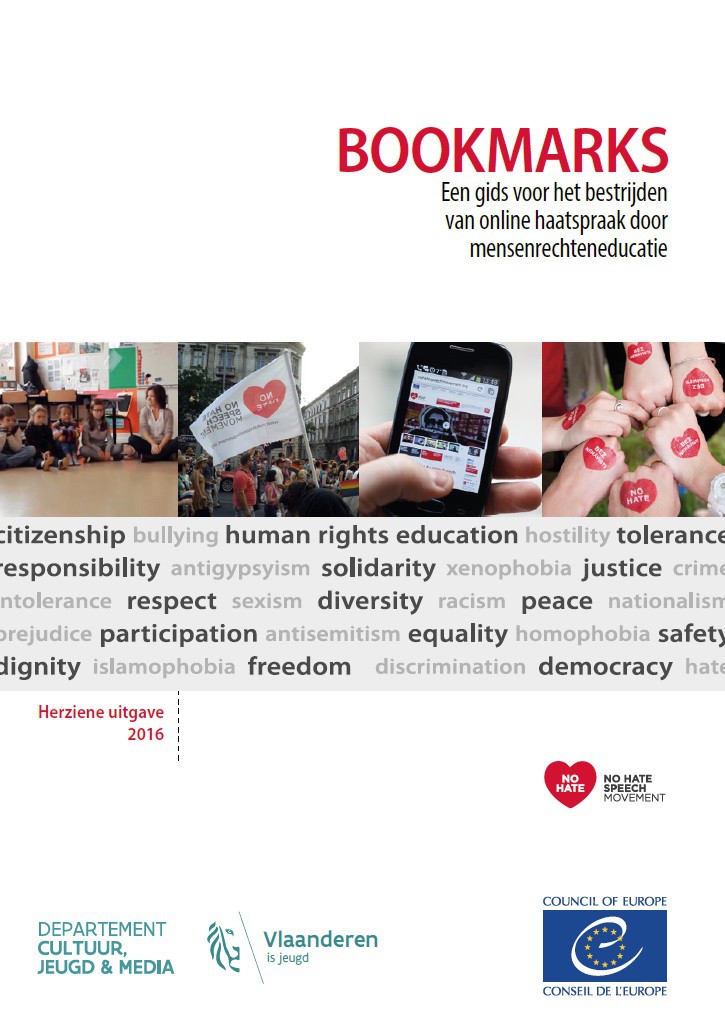 Schildknaap auteursrechten Gewond raken PDF - Bookmarks - Een gids voor het bestrijden van online haatspraak door  mensenrechteneducatie (Bookmarks Dutch version)