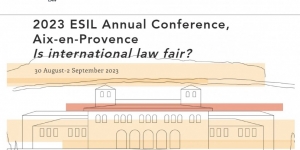 18th ESIL/SEDI Conference - Is international law fair?